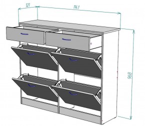 Обувница W25 (Белый) в Верхнем Тагиле - verhnij-tagil.mebel-e96.ru