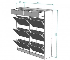 Обувница W28 (ДМ) в Верхнем Тагиле - verhnij-tagil.mebel-e96.ru