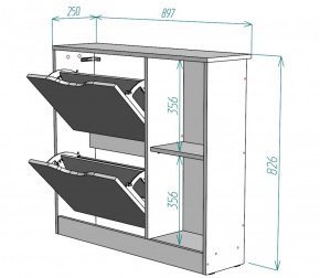 Обувница W30 (Белый) в Верхнем Тагиле - verhnij-tagil.mebel-e96.ru