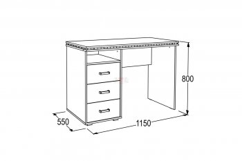 Письменный стол Ольга-13 в Верхнем Тагиле - verhnij-tagil.mebel-e96.ru