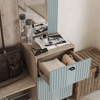 Прихожая Олива комп.1 шарли бриз (БТС) в Верхнем Тагиле - verhnij-tagil.mebel-e96.ru