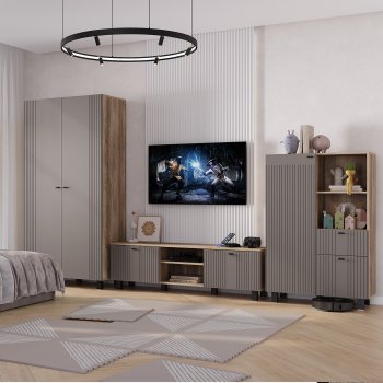 Стенка Олива комп.3 муссон (БТС) в Верхнем Тагиле - verhnij-tagil.mebel-e96.ru