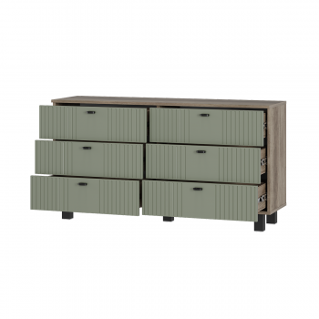 Комод Олива КМ-04 эквалипт софт (БТС) в Верхнем Тагиле - verhnij-tagil.mebel-e96.ru