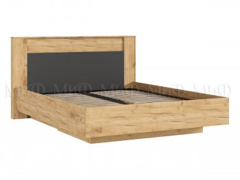 Кровать парящая Остин крафт/графит (Миф) в Верхнем Тагиле - verhnij-tagil.mebel-e96.ru