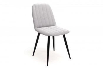 Стул Остин полоса, велюр Ultra Dove (светло-серый), (4шт) (Вудман) в Верхнем Тагиле - verhnij-tagil.mebel-e96.ru