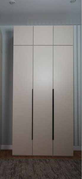 Шкаф 1200 мм Пальма с антресолью, Сатин (ДСВ) в Верхнем Тагиле - verhnij-tagil.mebel-e96.ru