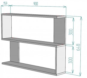 Полка S32 (ЯАС) в Верхнем Тагиле - verhnij-tagil.mebel-e96.ru