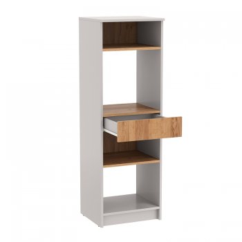 Стеллаж 89.20 Прайм (низкий с ящиком) (Олмеко) в Верхнем Тагиле - verhnij-tagil.mebel-e96.ru