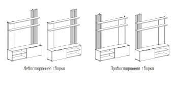 Стенка Роджина графит/дуб крафт белый (Миф) в Верхнем Тагиле - verhnij-tagil.mebel-e96.ru