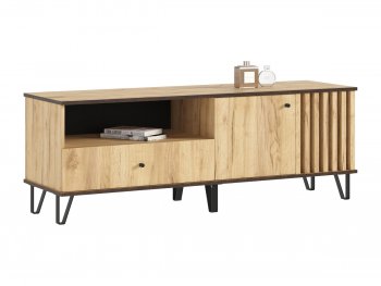 Тумба ТВ (1500) Роджина дуб крафт (Миф) в Верхнем Тагиле - verhnij-tagil.mebel-e96.ru