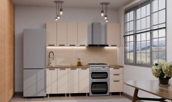 Кухонный гарнитур Ромашка 1600 мм Кашемир (Аленка) в Верхнем Тагиле - verhnij-tagil.mebel-e96.ru