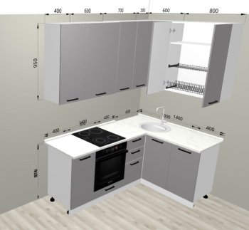 Кухонный гарнитур угловой 2000*1400 мм (Санвут) в Верхнем Тагиле - verhnij-tagil.mebel-e96.ru