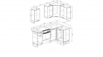Кухонный гарнитур угловой Муссон 2000*1200 мм (Sanvut) в Верхнем Тагиле - verhnij-tagil.mebel-e96.ru