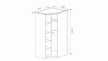 Шкаф угловой ШиК-3 (Уголок Школьника 2) в Верхнем Тагиле - verhnij-tagil.mebel-e96.ru