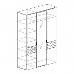 Шкаф 3-дверный Дели 71 (Яна) в Верхнем Тагиле - verhnij-tagil.mebel-e96.ru