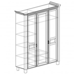 Шкаф 3-дверный Элли 570 (Яна) в Верхнем Тагиле - verhnij-tagil.mebel-e96.ru