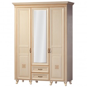 Шкаф для одежды 3-дверный с зеркалом Марлен 470 (Яна) в Верхнем Тагиле - verhnij-tagil.mebel-e96.ru