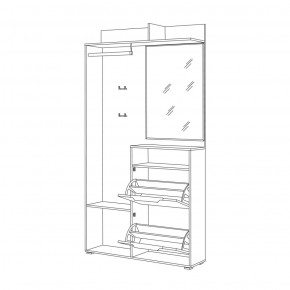 Шкаф комбинированный 10.13 Темпо в Верхнем Тагиле - verhnij-tagil.mebel-e96.ru