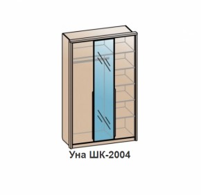 Шкаф УНА (ШК-2004) Дуб Сонома/Венге в Верхнем Тагиле - verhnij-tagil.mebel-e96.ru | фото