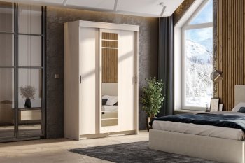Шкаф-купе ШКП-7 1300 мм ясень анкор (СВ) в Верхнем Тагиле - verhnij-tagil.mebel-e96.ru