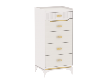 Комод высокий Сиде Белый (СБК) в Верхнем Тагиле - verhnij-tagil.mebel-e96.ru