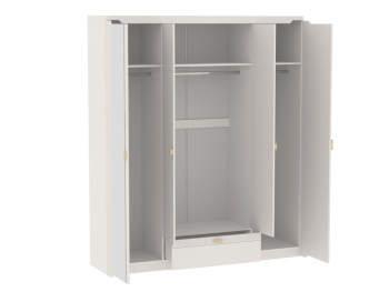 Шкаф 1960 мм 4-дверный NEW Сиде Белый (СБК) в Верхнем Тагиле - verhnij-tagil.mebel-e96.ru