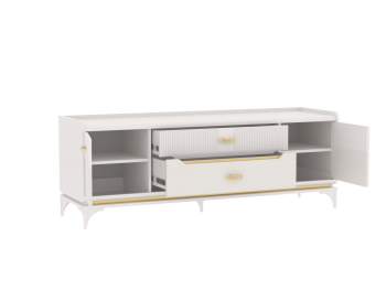 Тумба ТВ Сиде, Белый (СБК) в Верхнем Тагиле - verhnij-tagil.mebel-e96.ru