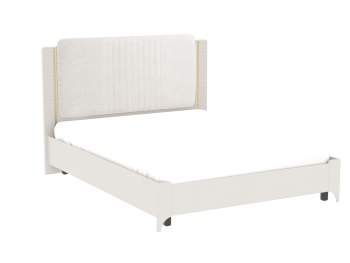 Кровать двуспальная Сиде Белый (СБК) в Верхнем Тагиле - verhnij-tagil.mebel-e96.ru