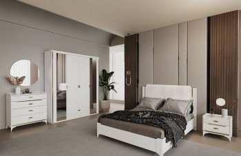 Спальный гарнитур Сиде Белый, модульный (СБК) в Верхнем Тагиле - verhnij-tagil.mebel-e96.ru