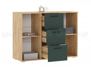Комод Сильвия, крафт/грин (Миф) в Верхнем Тагиле - verhnij-tagil.mebel-e96.ru