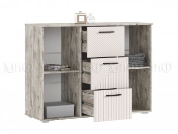 Комод Сильвия, дуб юкон/кашемир (Миф) в Верхнем Тагиле - verhnij-tagil.mebel-e96.ru