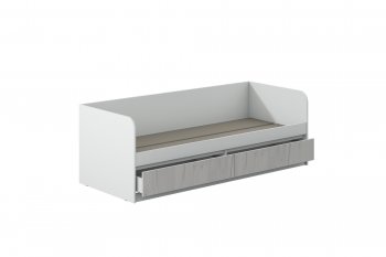 Кровать Соната 900 белый/крафт белый (Зарон) в Верхнем Тагиле - verhnij-tagil.mebel-e96.ru
