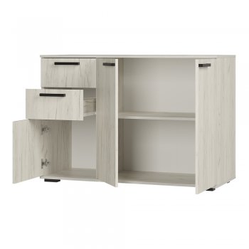 Комод Стандарт 3 NEW крафт белый (БТС) в Верхнем Тагиле - verhnij-tagil.mebel-e96.ru