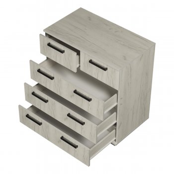 Комод Стандарт №5 NEW крафт белый (БТС) в Верхнем Тагиле - verhnij-tagil.mebel-e96.ru