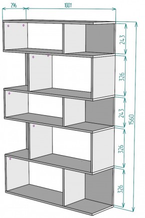 Стеллаж S11 (ДМ) в Верхнем Тагиле - verhnij-tagil.mebel-e96.ru