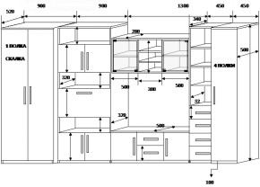 Стенка Вега 2 в Верхнем Тагиле - verhnij-tagil.mebel-e96.ru