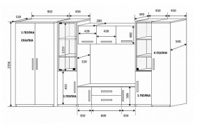 Стенка Вега 3 в Верхнем Тагиле - verhnij-tagil.mebel-e96.ru