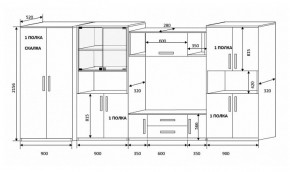 Стенка Вега 4 в Верхнем Тагиле - verhnij-tagil.mebel-e96.ru