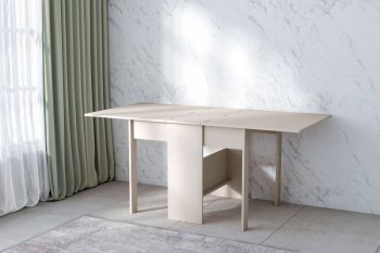 Стол-книжка ЛДСП Бодега белая (Диал) в Верхнем Тагиле - verhnij-tagil.mebel-e96.ru