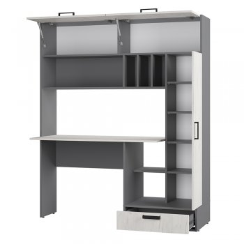 Стол компьютерный Техно графит/крафт  (БТС) в Верхнем Тагиле - verhnij-tagil.mebel-e96.ru