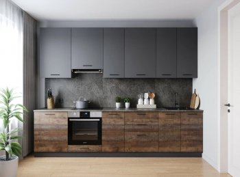 Кухонный гарнитур высокий Трансильвания 3000 мм (Санвут) в Верхнем Тагиле - verhnij-tagil.mebel-e96.ru