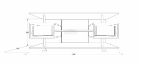 Тумба для теле-радио аппаратуры Фант 9 в Верхнем Тагиле - verhnij-tagil.mebel-e96.ru