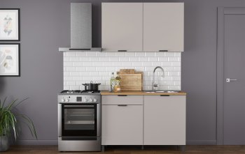 Кухонный гарнитур 1200 мм Венера кашемир ЛДСП (Олмеко) в Верхнем Тагиле - verhnij-tagil.mebel-e96.ru