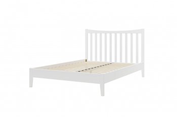 Кровать из массива Виола белый античный (БМ) в Верхнем Тагиле - verhnij-tagil.mebel-e96.ru