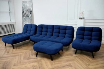 Диван Абри Синий в Верхнем Тагиле - verhnij-tagil.mebel-e96.ru