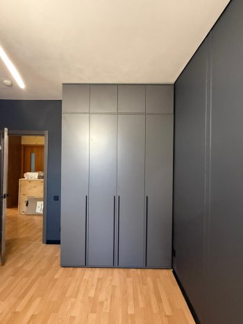 Шкаф 1600 мм 4-х створчатый Норд с антресолью графит (Миф) в Верхнем Тагиле - verhnij-tagil.mebel-e96.ru